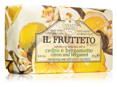  Натуральное мыло "Il Frutteto" Citron and Bergamot 250 г