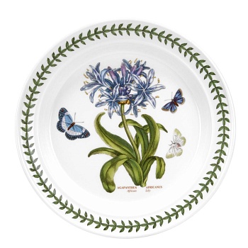 тарелка обеденная 25 см "Ботанический сад. Африканская лилия" 