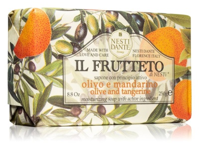 Натуральное мыло "Il Frutteto" Olive and Tangerine 250 г