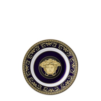 тарелка настенная 18 см "Medusa blue" 