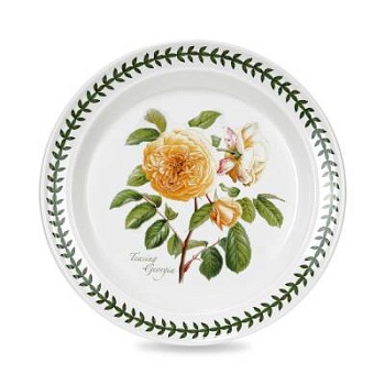 Тарелка закусочная "Ботанический сад", "Розы. Джорджия желтая" 21,5см 