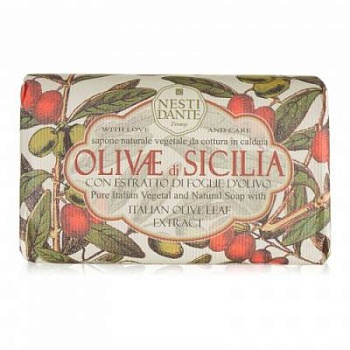 Натуральное мыло OLIVAE di Sicilia - Мыло Сицилийская Олива (увлажнение и расслабление) 150 г